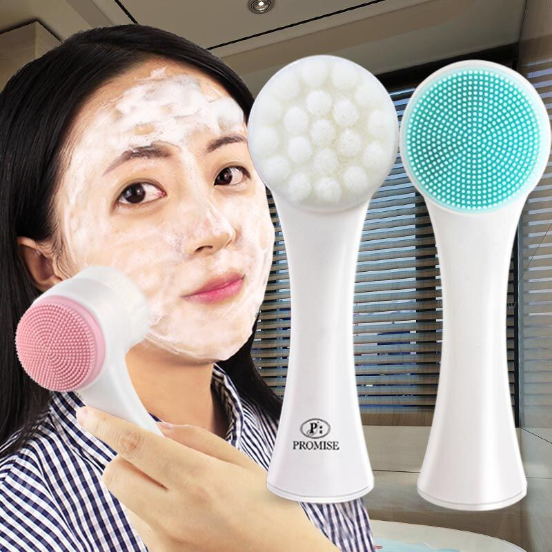 Wholesale 3D Silicone Face Cleansing Brush (Double-Sided)