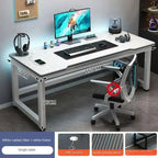 Standing Shelf Living Room Office Desk Storage Floor Metal Arbenic Computer Desks European Black Mesa De Escritorio Furniture