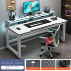 Standing Shelf Living Room Office Desk Storage Floor Metal Arbenic Computer Desks European Black Mesa De Escritorio Furniture