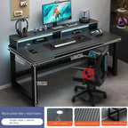 Standing Shelf Living Room Office Desk Storage Floor Metal Arbenic Computer Desks European Black Mesa De Escritorio Furniture