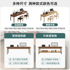 Long Narrow Table Against The Wall Rectangular Desk Double Desk Home Computer Table Solid Wood Leg Workbench