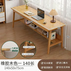 Long Narrow Table Against The Wall Rectangular Desk Double Desk Home Computer Table Solid Wood Leg Workbench
