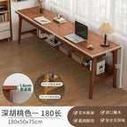 Long Narrow Table Against The Wall Rectangular Desk Double Desk Home Computer Table Solid Wood Leg Workbench
