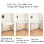 Folding computer desk desk removable table home student study table bedroom bedside table writing table desk