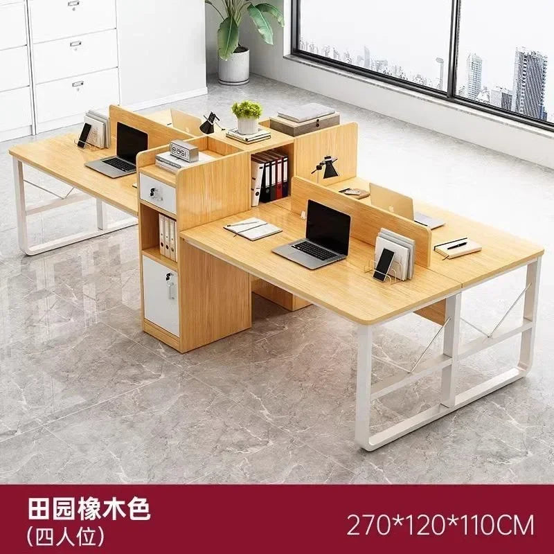 78 Inch Extra Long Desk, Double Desk with 2 Drawers, Two Person Desk Long Computer Desk with Storage Shelves, Writing Table