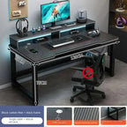 Standing Shelf Living Room Office Desk Storage Floor Metal Arbenic Computer Desks European Black Mesa De Escritorio Furniture