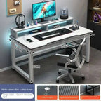 Standing Shelf Living Room Office Desk Storage Floor Metal Arbenic Computer Desks European Black Mesa De Escritorio Furniture