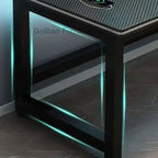 Standing Shelf Living Room Office Desk Storage Floor Metal Arbenic Computer Desks European Black Mesa De Escritorio Furniture
