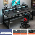 Standing Shelf Living Room Office Desk Storage Floor Metal Arbenic Computer Desks European Black Mesa De Escritorio Furniture
