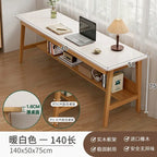 Long Narrow Table Against The Wall Rectangular Desk Double Desk Home Computer Table Solid Wood Leg Workbench