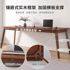 Long Narrow Table Against The Wall Rectangular Desk Double Desk Home Computer Table Solid Wood Leg Workbench