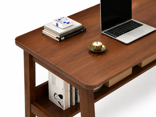 Long Narrow Table Against The Wall Rectangular Desk Double Desk Home Computer Table Solid Wood Leg Workbench