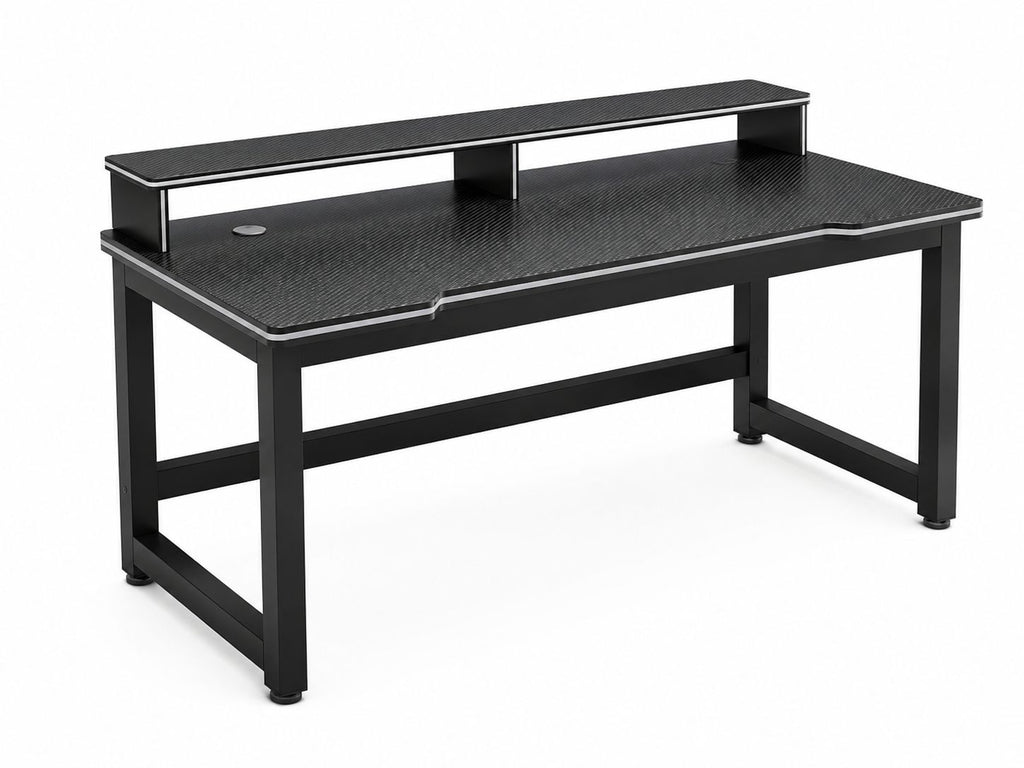 Standing Shelf Living Room Office Desk Storage Floor Metal Arbenic Computer Desks European Black Mesa De Escritorio Furniture