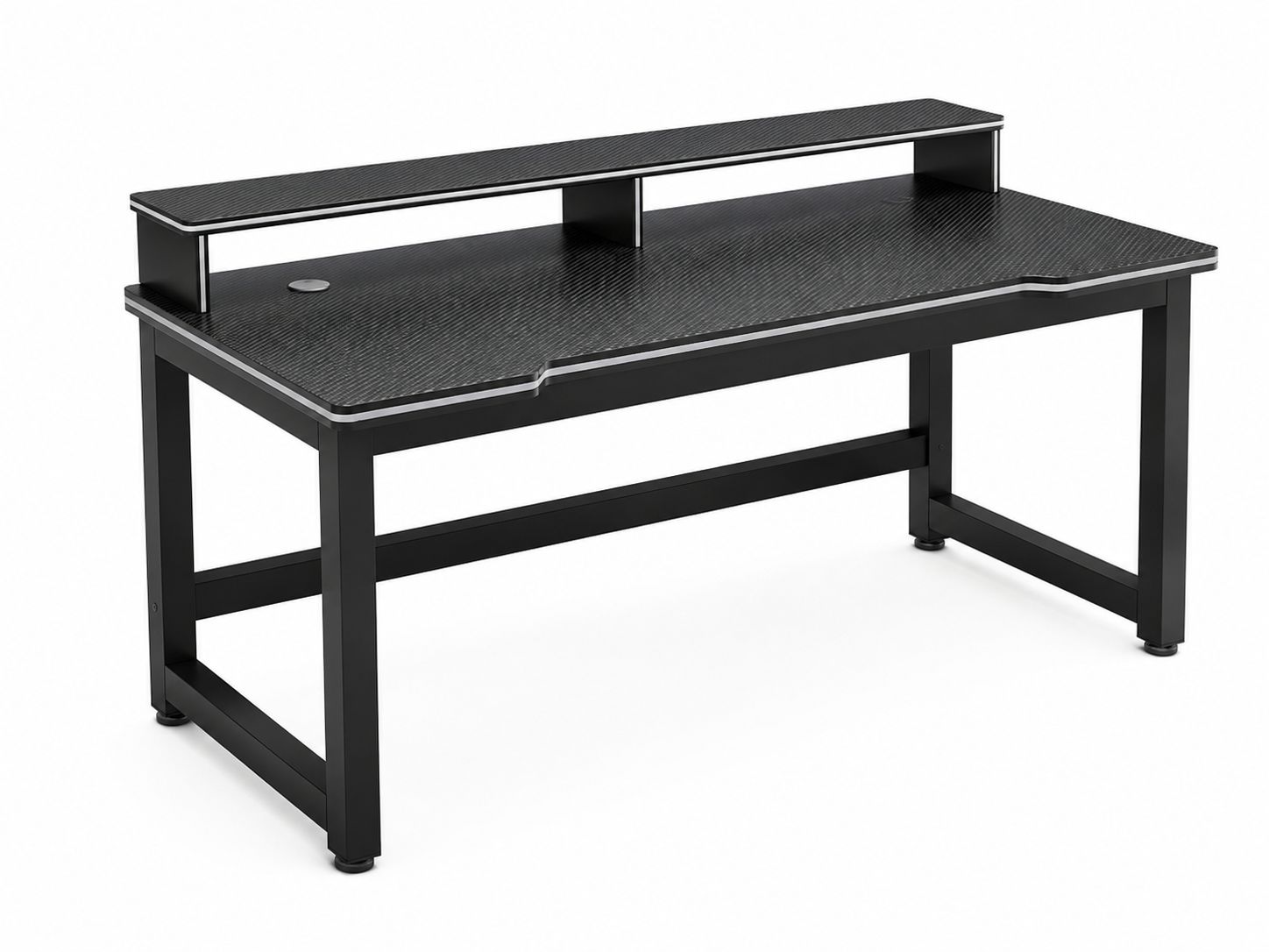 Standing Shelf Living Room Office Desk Storage Floor Metal Arbenic Computer Desks European Black Mesa De Escritorio Furniture