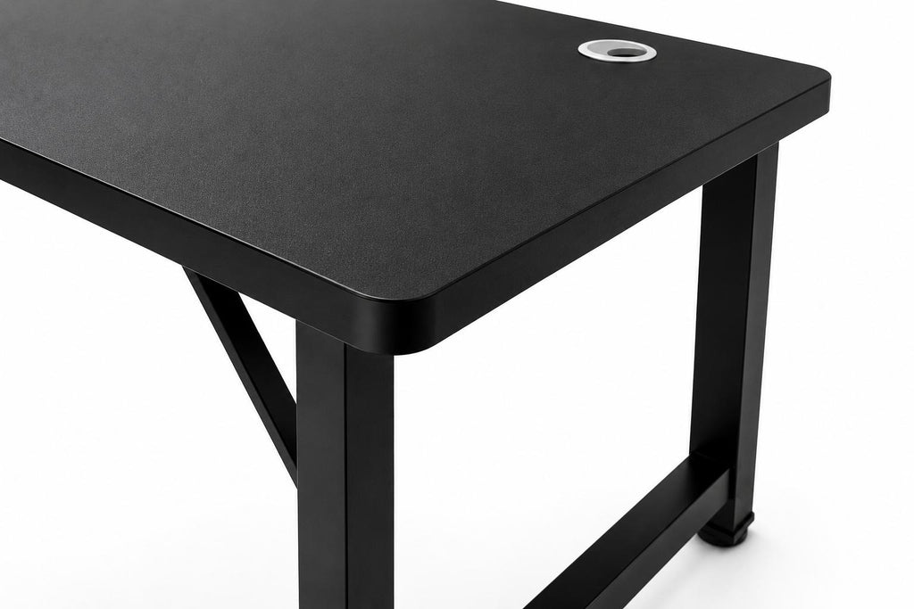 Standing Shelf Living Room Office Desk Storage Floor Metal Arbenic Computer Desks European Black Mesa De Escritorio Furniture