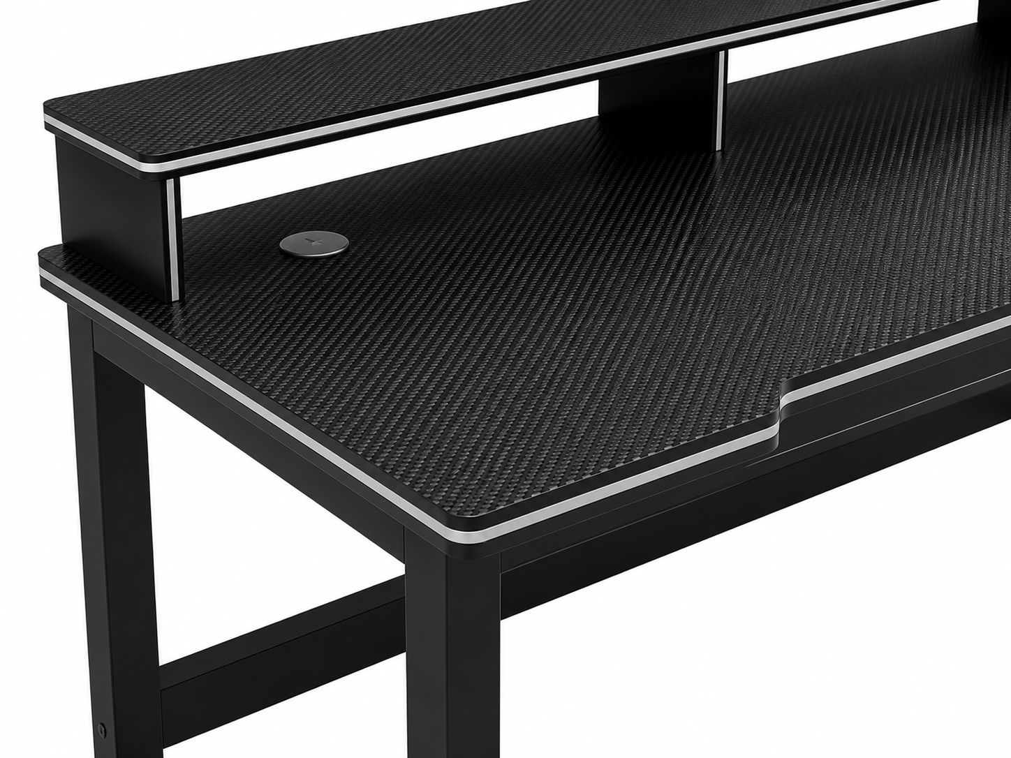 Standing Shelf Living Room Office Desk Storage Floor Metal Arbenic Computer Desks European Black Mesa De Escritorio Furniture